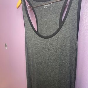 Women's grey, form fitting dress size L